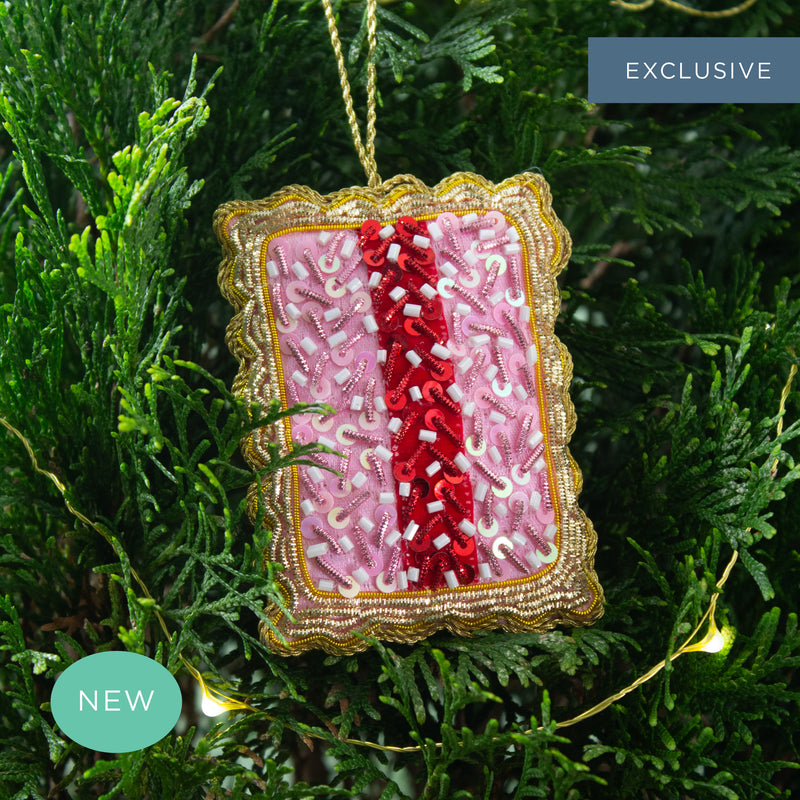 Iced Vovo Jam Aussie Biscuit Christmas Tree Decoration