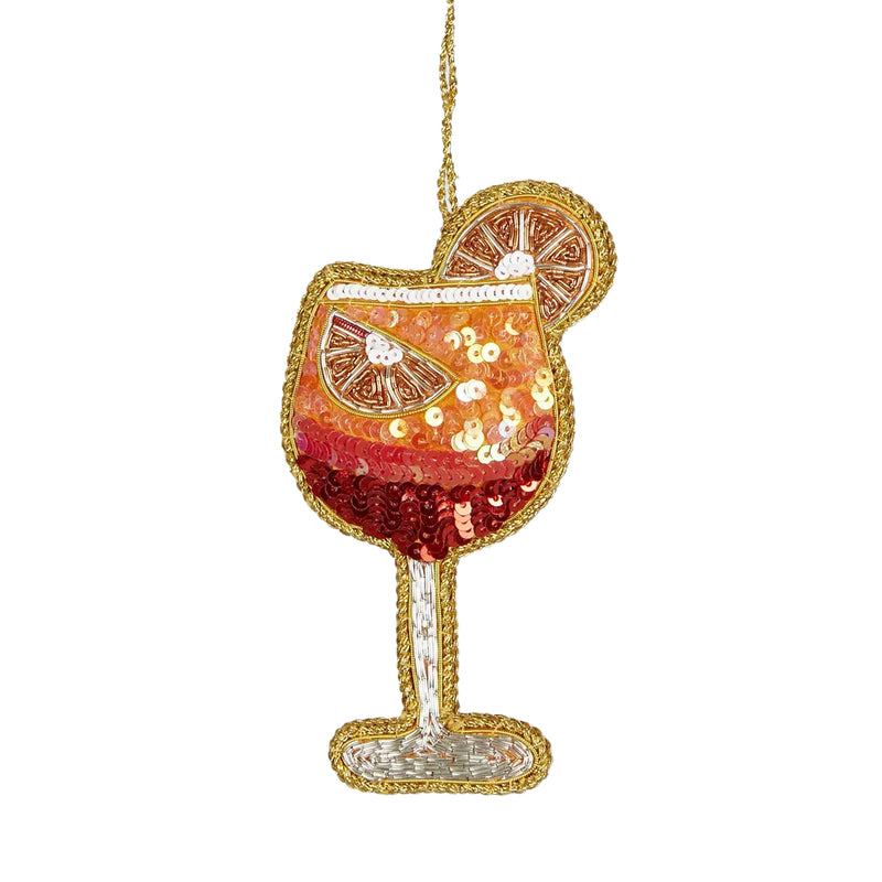 Aperol Spritz Christmas Tree Decoration