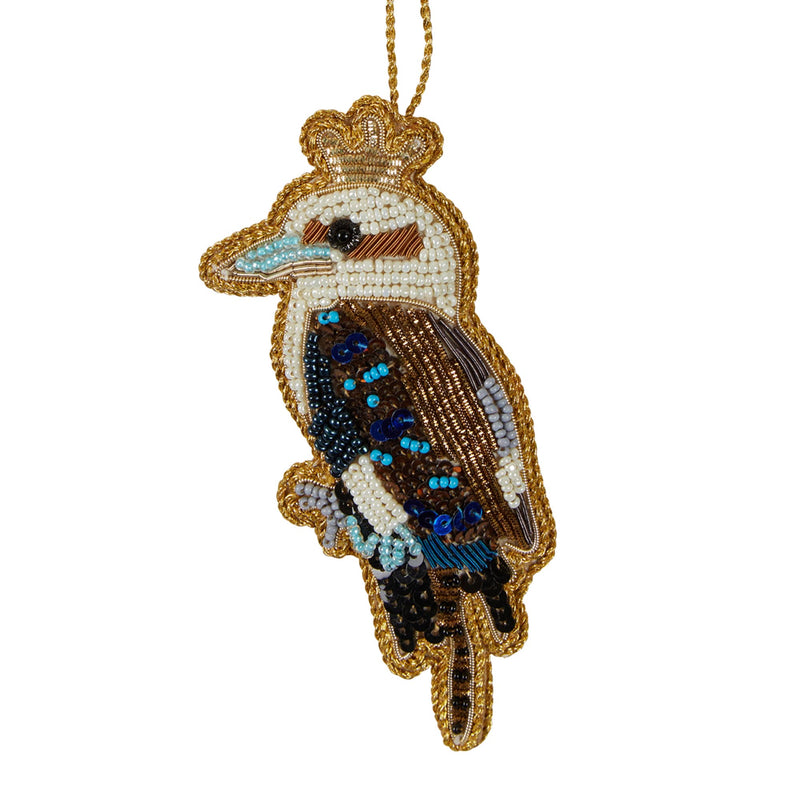 KOOKABURRA SEQUIN CHRISTMAS TREE DECORATION