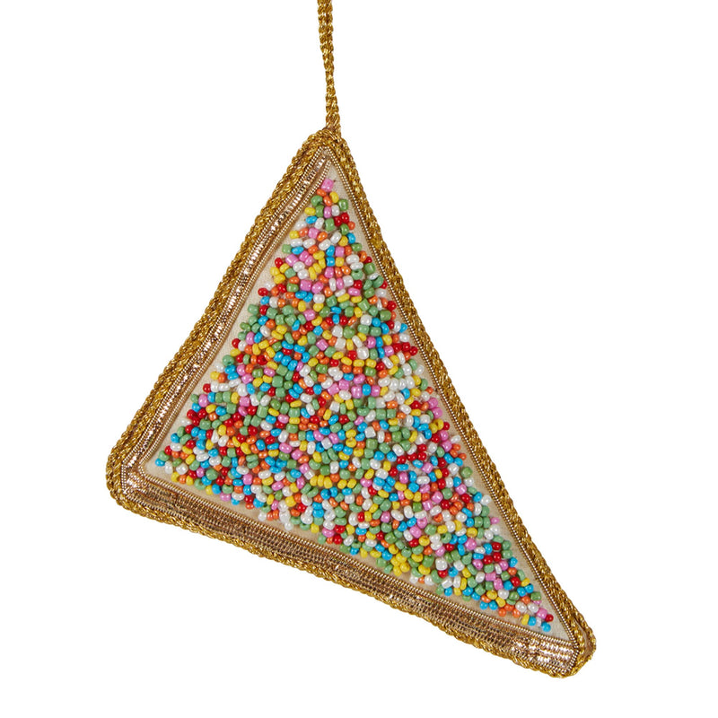 FAIRY BREAD SEQUIN CHRISTMAS TREE DECORATION